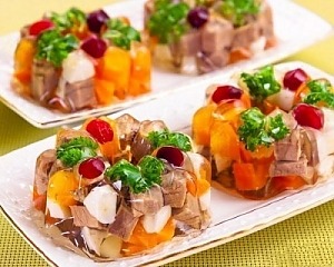Заливное мясо с желатином