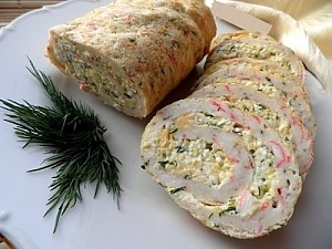 Рулет из крабовых палочек Рулет из крабовых палочек