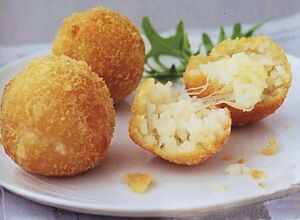 Рисовые шарики с сыром Рисовые шарики с сыром
