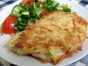 Филе тилапии в картофельной корочке