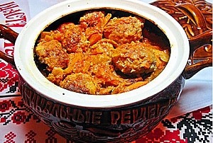 Фрикадельки в горшочке