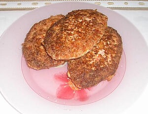 Котлеты из крабовых палочек