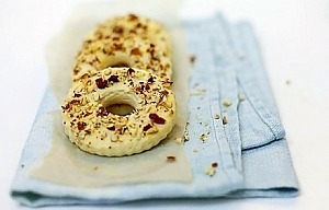 Песочные кольца с орехами