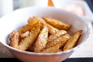 Картофель дольками по-деревенски