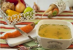 Овощной бульон из сельдерея
