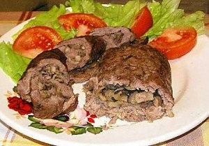 Мясной рулет с начинкой Мясной рулет с начинкой