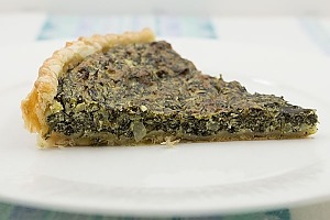 Пирог со шпинатом и сыром Фета