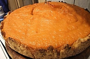 Песочный пирог с тыквенной начинкой