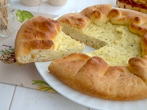 Пирог с картошкой и творогом Пирог с картошкой и творогом