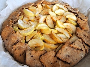Галета с яблоками