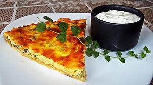 Пиріг з пекінською капустою