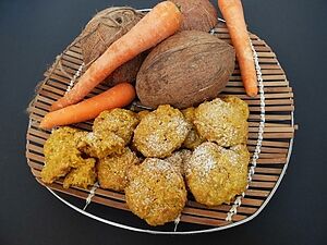 Морковно-кокосовое печенье