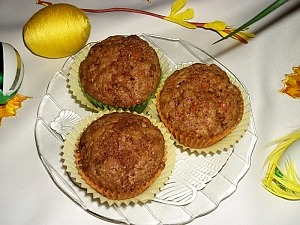 Морковные маффины с корицей