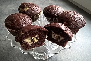 Маффины с начинкой из маскарпоне