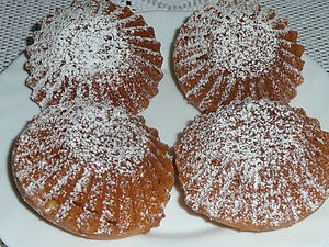 Творожные кексы в формочках