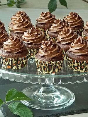 Шоколадно-бурякові мафіни