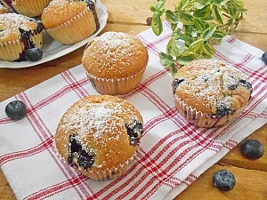 Маффины с голубикой