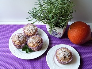 Маффины с тыквой и яблоками
