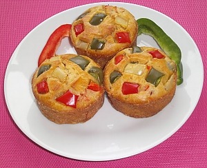 Маффины с болгарским перцем Маффины с болгарским перцем