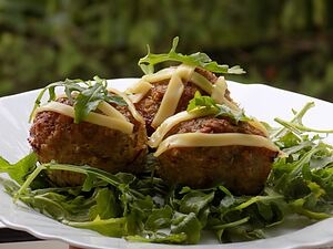 Мясные кексы из фарша