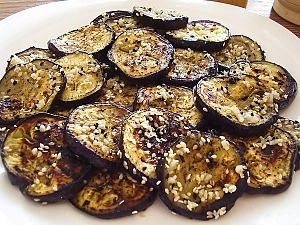 Баклажаны с кунжутом