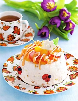 Творожная пасха с курагой Творожная пасха с курагой