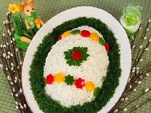 Салат «Пасхальное яйцо» Салат «Пасхальное яйцо»