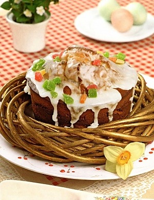 Пасхальный кулич с пряностями