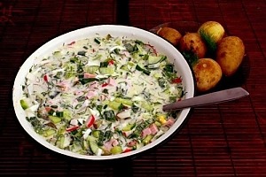Окрошка на квасе
