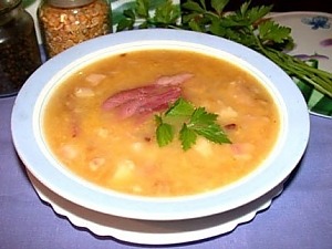 Гороховый суп со свининой
