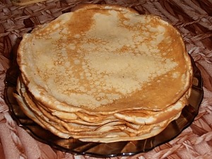 Блины на молоке