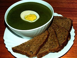 Крем-суп из шпината
