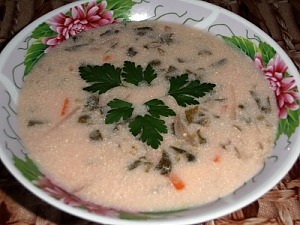 Зеленый борщ