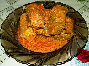 Голубцы с мясным фаршем и рисом