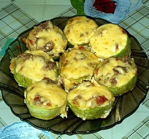 Кабачки фаршированные мясным фаршем