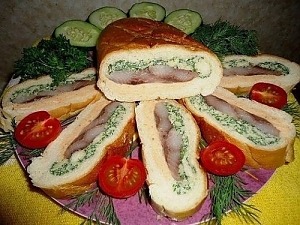 Закуска из батона Закуска из батона