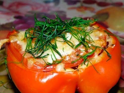 Перец фаршированный мясом Перец фаршированный мясом