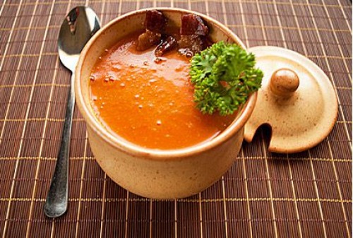 Тыквенный крем-суп с овощами