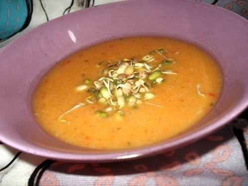Гарбузовий суп-пюре на курячому бульйоні Гарбузовий суп-пюре на курячому бульйоні