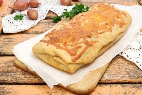 Пирог с картофелем, луком и сыром Пирог с картофелем, луком и сыром