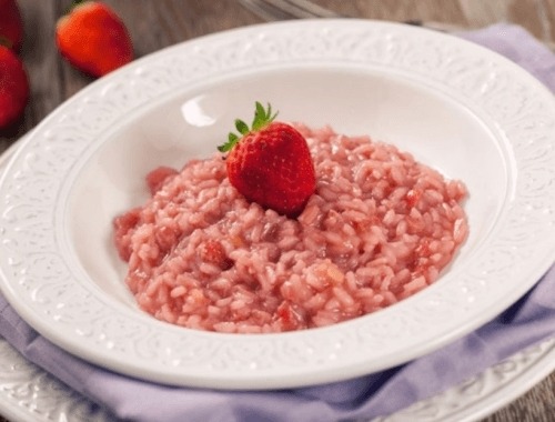 Ризотто с клубникой