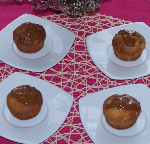 Маффины с яблоками и грецкими орехами