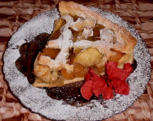 Пирог с тыквой и яблоками