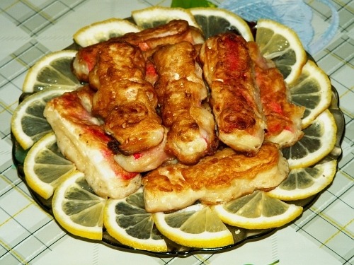 Крабовые палочки в кляре